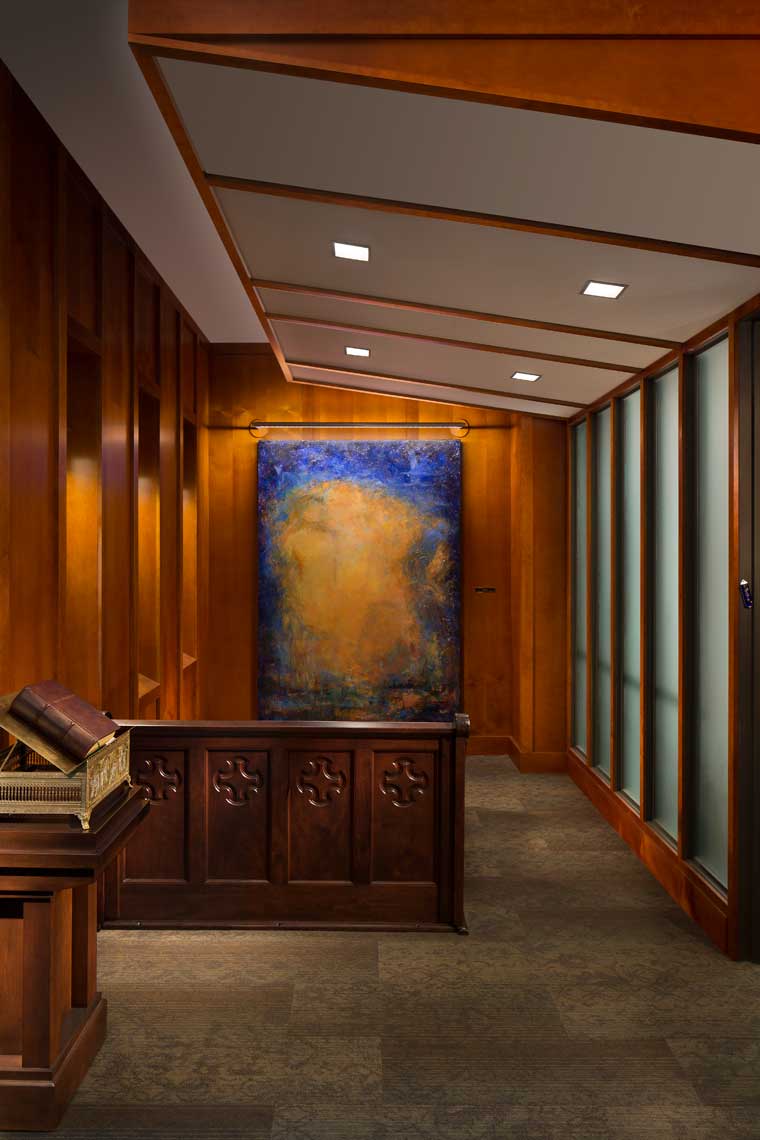 A view of the unique chapel at the Shepherd Spinal Center in Atlanta, Georgia