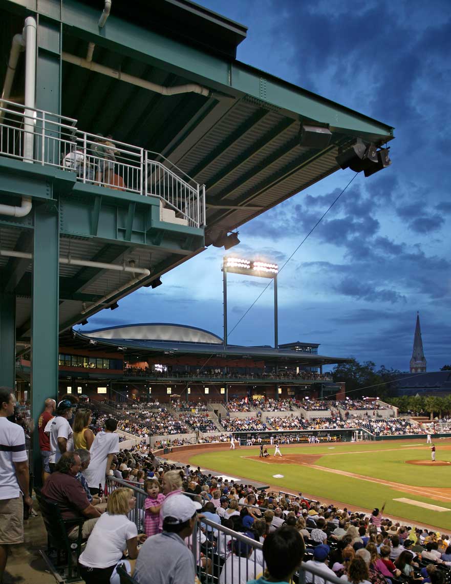 Jacksonville Ballpark | Home Game at Night<br>Populous