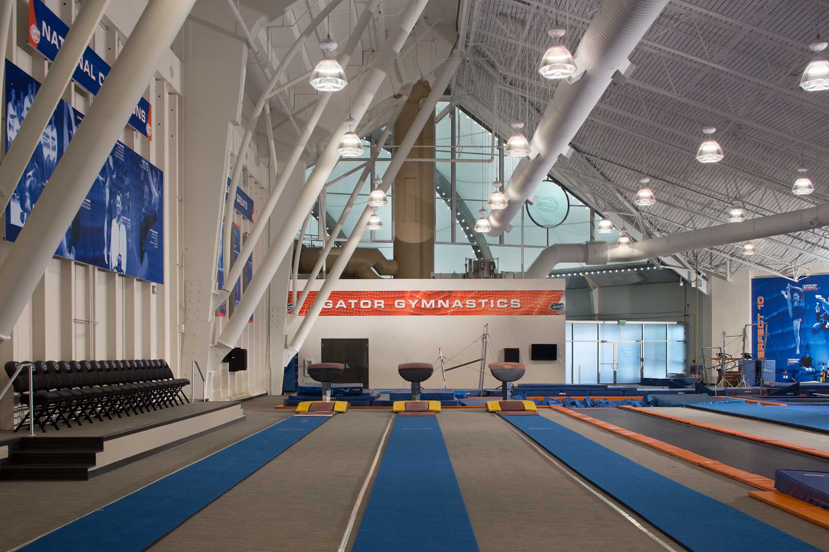 The University of Florida O'Connell Center | Gymnastics Practice Facility<br>Davis Architects