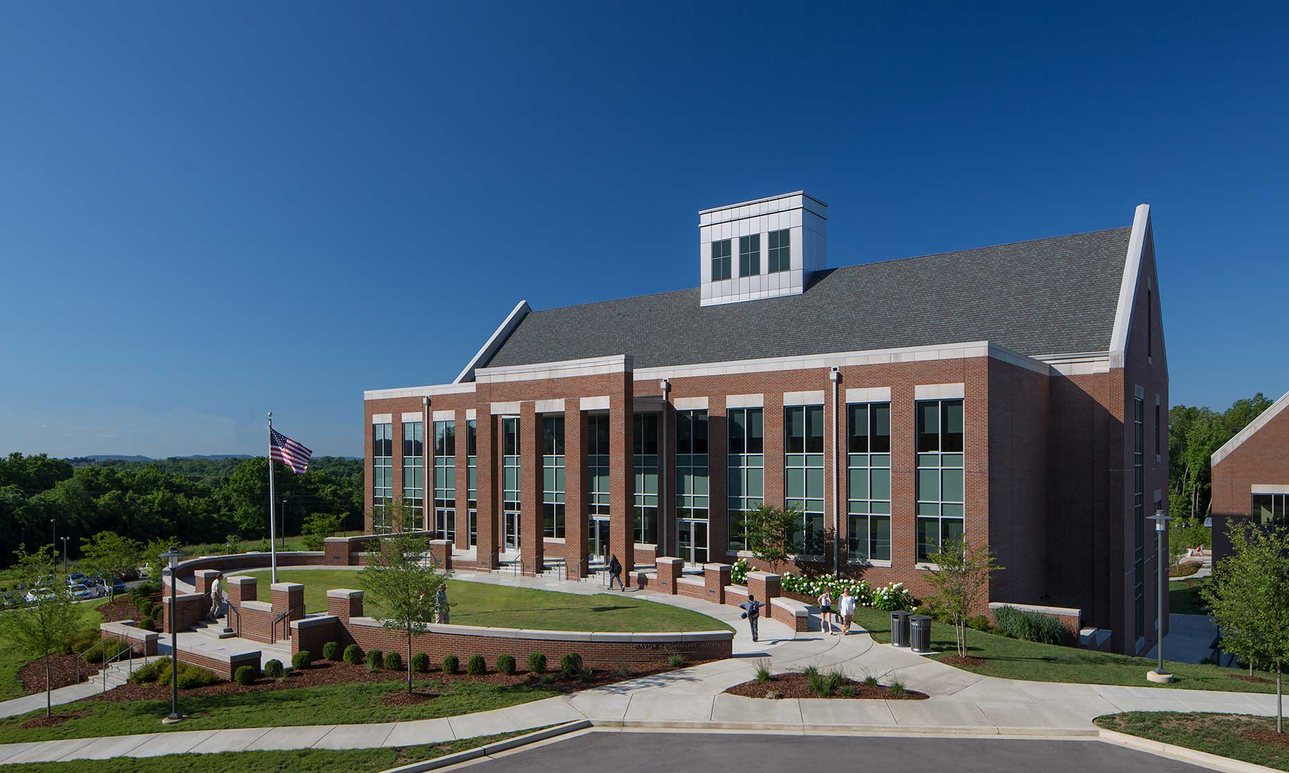 A daytime exterior view of the Columbia State Community College Administration Building