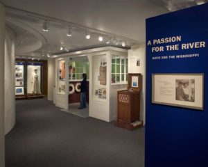 A view into the river display area of the Mayo Clinic Heritage Hall in Rochester, Minnesota