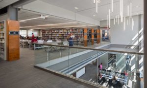 An Interior view of the Learning Resource Center at Midlands Tech