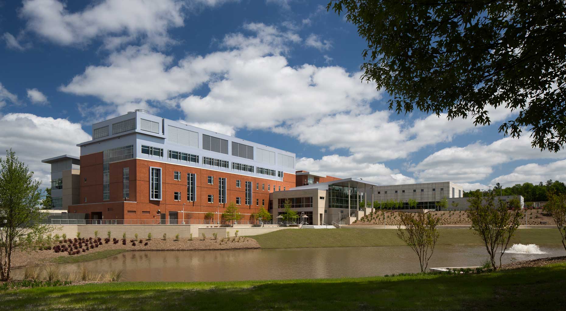 A daytime exterior view of Midlands Technical College Northeast Engineering and Science Facility