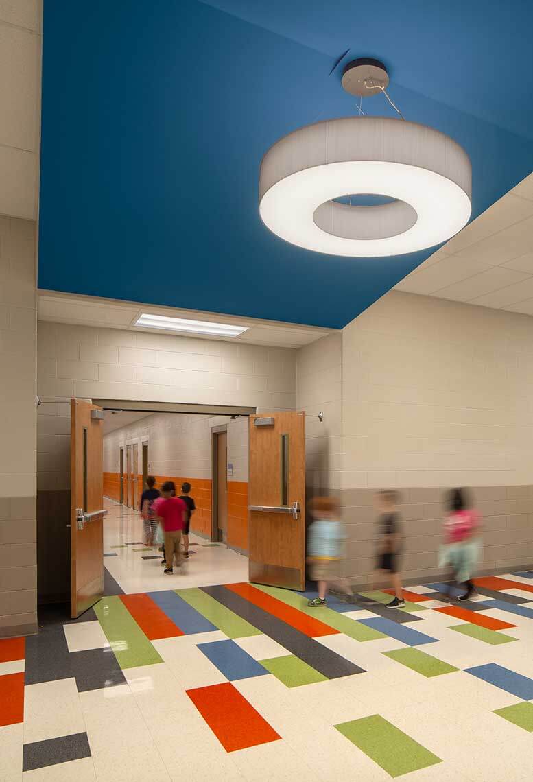 Rocky Fork Elementary School | Corridor<br>Binkley Garcia