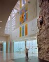 Strom Thurmond Fitness / Wellness Center at USC | Rock Climbing Wall<br>Boudreaux / Cannon Design